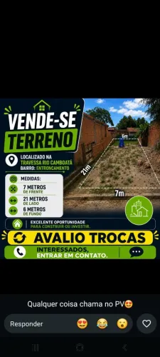 Terreno de 147m²  