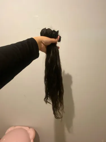 Cabelo humano na tela