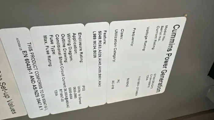 VENDO QUADRO DE TRANSFERENCIA AUTOMATICO CUMMINS - QTA NOVO NA CAIXA.