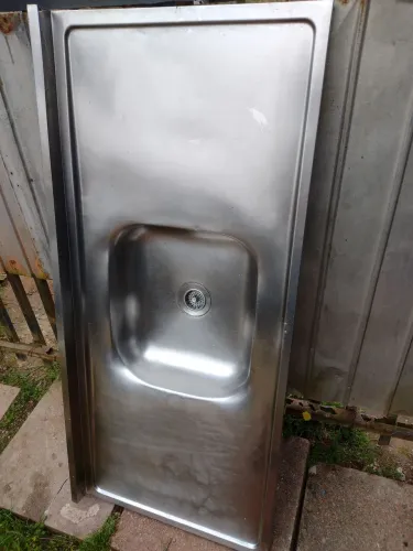 tampo de pia de inox