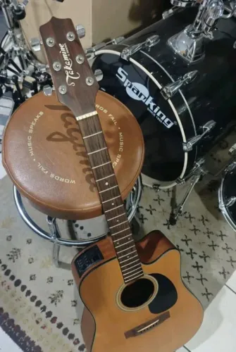Violão Eletroacústico Takamine EG320 Antigo (Madeiras Escuras)