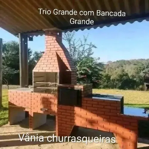 Trio , Churrasqueira, forno e fogão a lenha