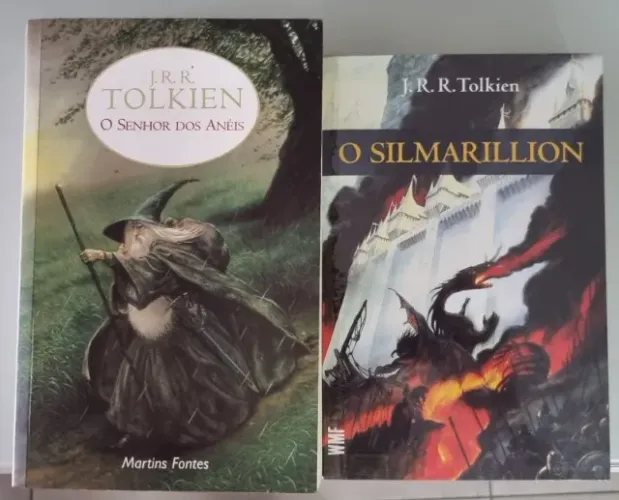 LIVRO TRILOGIA SENHOR DOS ANEIS, E O SILMARILLION