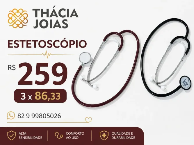 Estetoscópio novo