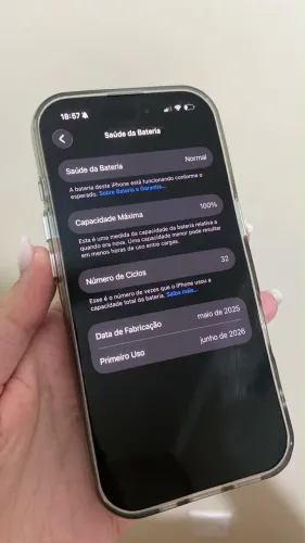 iPhone 16 pro - 127GB - Preto
