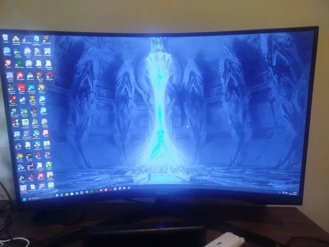 Monitor 32" 2K/1440p 165hz HDR10 Samsung Odyssey G5 c/NF - Ainda na garantia