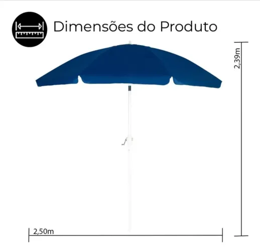 Aluguel de guarda sol articulado Mor Para PRAIA de UBATUBA