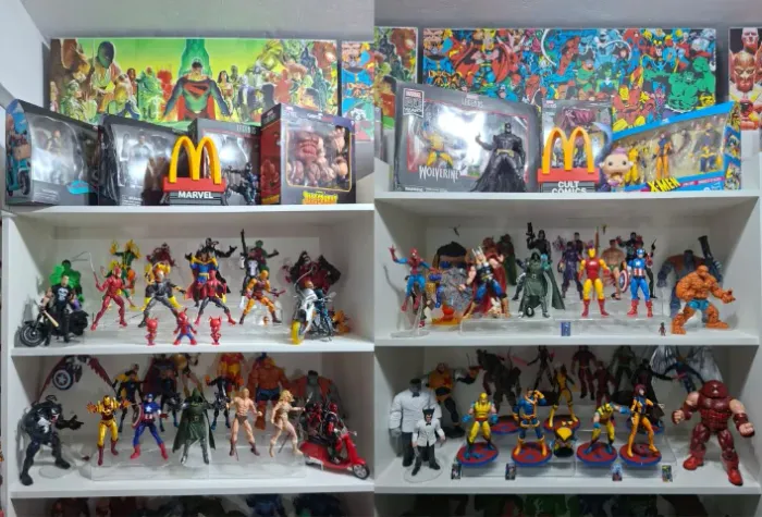 Marvel e DC - Figuras de Ação a partir de R$ 80