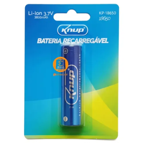 Bateria/Pilha Recarregável 18650 com 3800mAh
