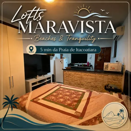Lofts Maravista - Beaches & Tranquility / 5min da Praia de Itacoatiara