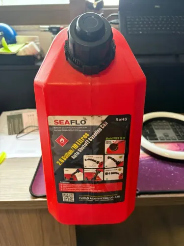 Galao para transporte de combustivel com bico anti respingo 10 litros