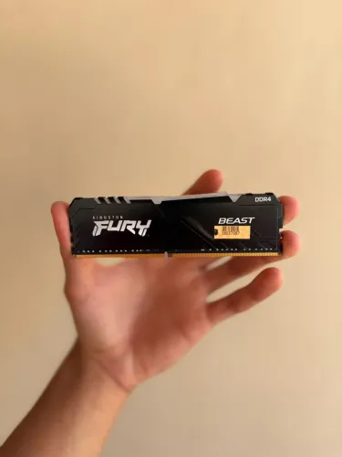 Memória ram 8gb 3200mhz RGB, Kingston Fury