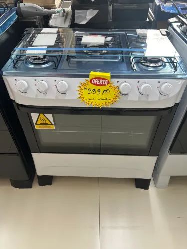 Fogão a gás 5 b novo só 999,00 parcela