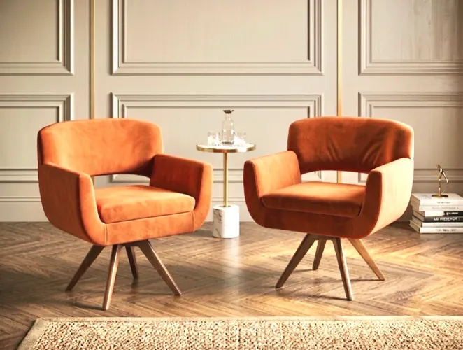 2 Poltronas Terracota