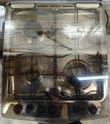 TAMPO SUPERIOR DE VIDRO TEMPERADO DO Fogão 4 bocas Electrolux Celebrate 56EXT em aço Inox