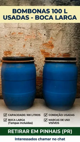 BOMBONAS 100 LITROS