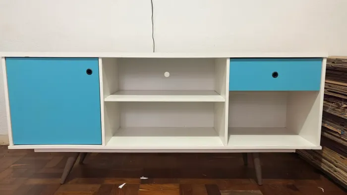 Rack para Sala de Estar Moderno pés palito 