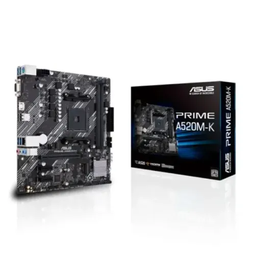 Placa-Mãe ASUS PRIME A520M-R, AMD AM4, mATX, DDR4, Preto