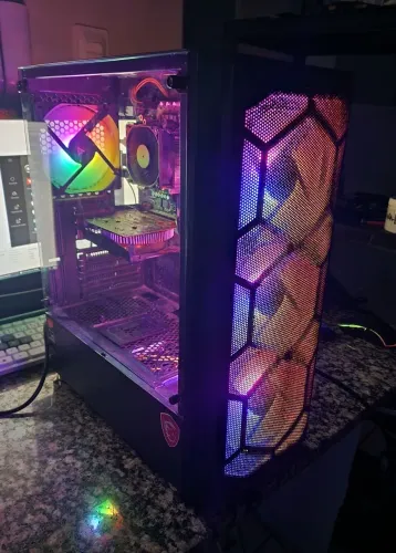 Computador gamer amd 4700s 16gb placa de video