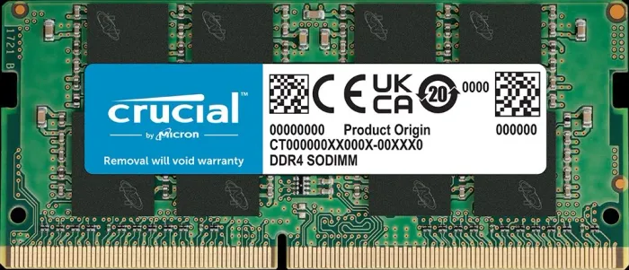 Memória ram notebook ddr4 16g crucial