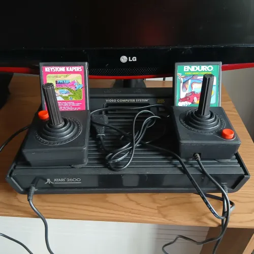 ATARI 2600 COMPLETO MODIFICADO COM AV