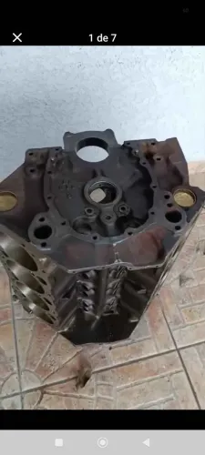 Bloco motor Chevrolet 350 V8 retíficado 