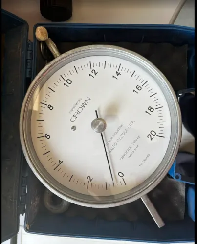 Dinamômetro Crown Instruterm - Capacidade 2.000 kg (2 toneladas)