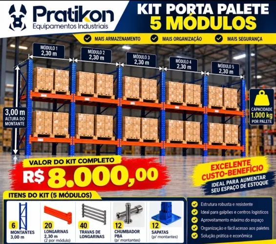 KIT PORTA PALETE