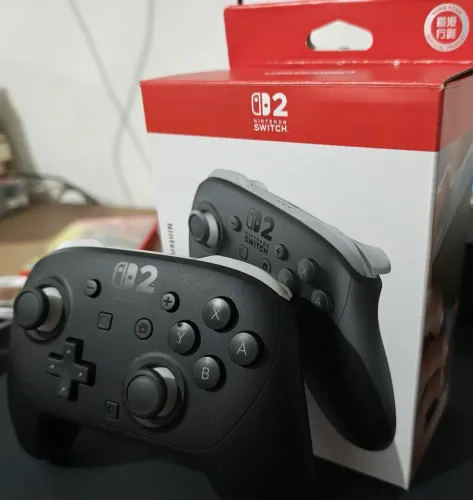 Pro controller Switch 2 impecável na caixa