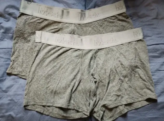 Cueca Boxer Mash Cinza Escuro Viscose kit 2pçs