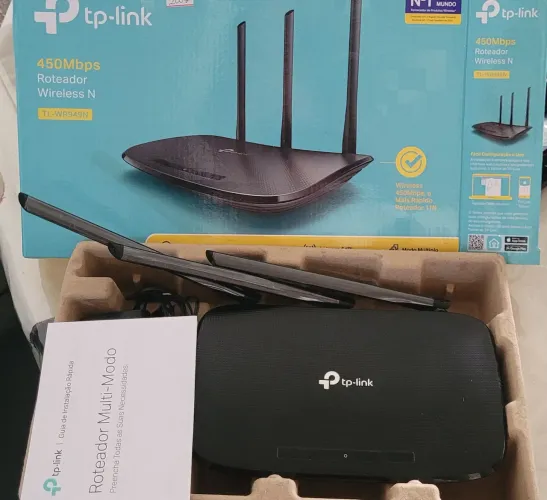 Roteador 3 antenas nunca usado!