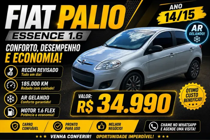 Fiat Palio Essence 1.6 Flex 16V 5P 2015