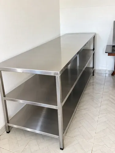 Balcão industrial inox