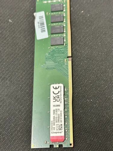 Memória RAM 1x16GB Kingston 3200MhZ