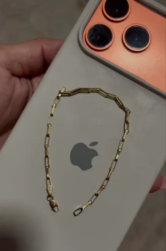 Pulseira de ouro 18k maciça 3.5g / 20cm