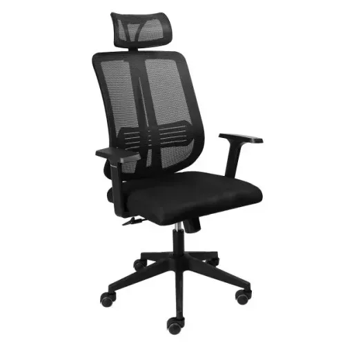 Cadeira Escritorio Office Go Star Plus Preta - Cogsp10P