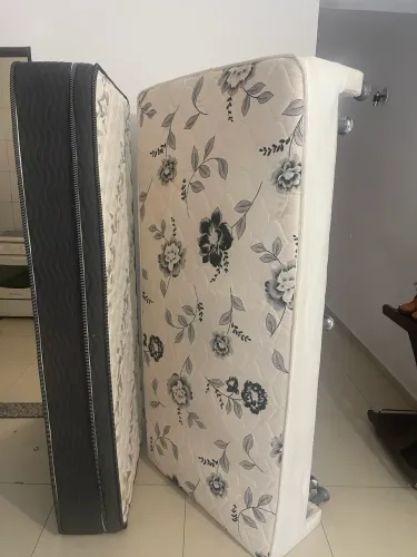 Cama Box Bicama Solteiro Ortobom com Cama Auxiliar + Colchão