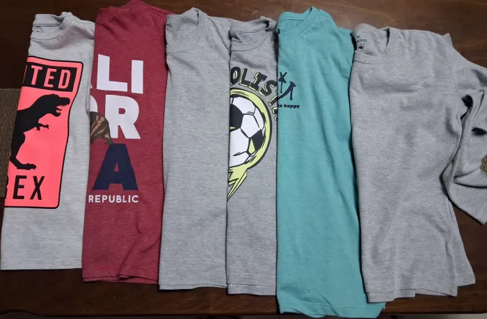 Kit 6 camisetas manga longa