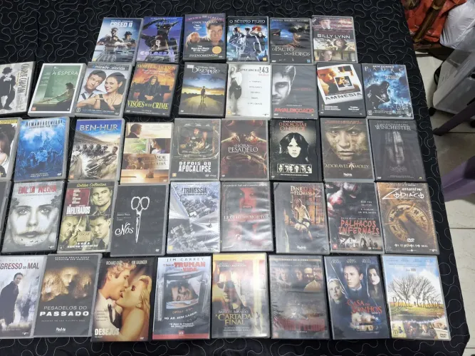 Lote com 55 dvds