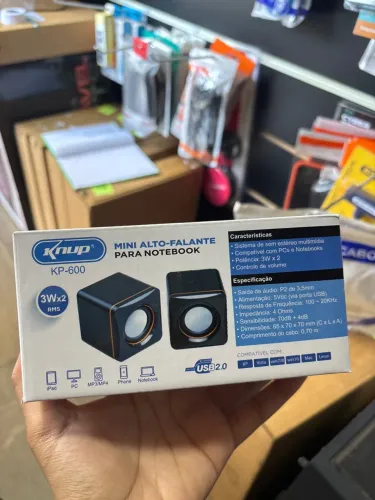Mini caixa de som para notebook- USB2.0 -3W