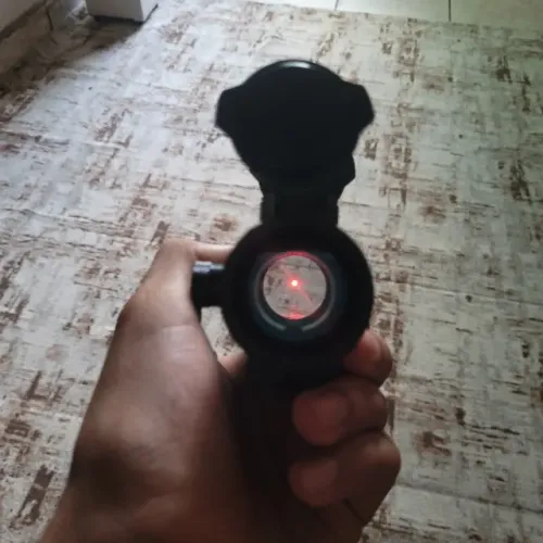 Red dot 1x40RD - duas cores funcionando