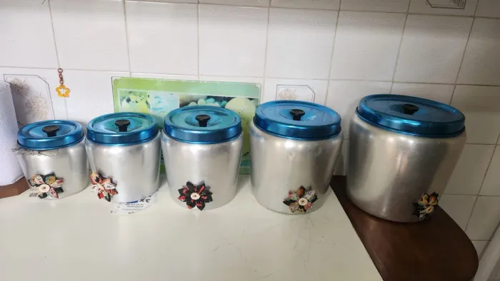 Jogo de latas vintage