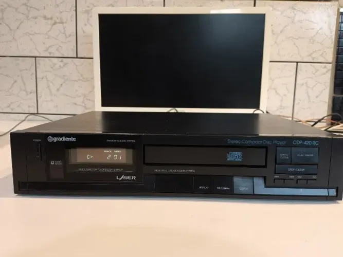 CD Player Gradiente CDP-420 RC LASER  - Lendo Perfeitamente - LEIA  A DESCRIÇÃO