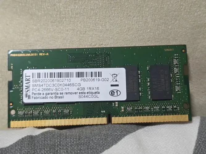 Memoria Notebook PC4 - DDR4 - 4GB Smart