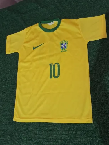 Camiseta infantil Brasil - Tam. 12