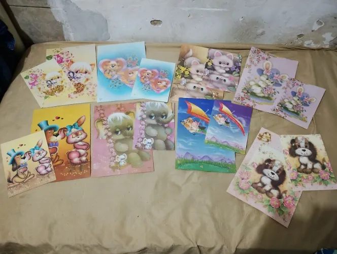 Papéis de cartas anos 90 