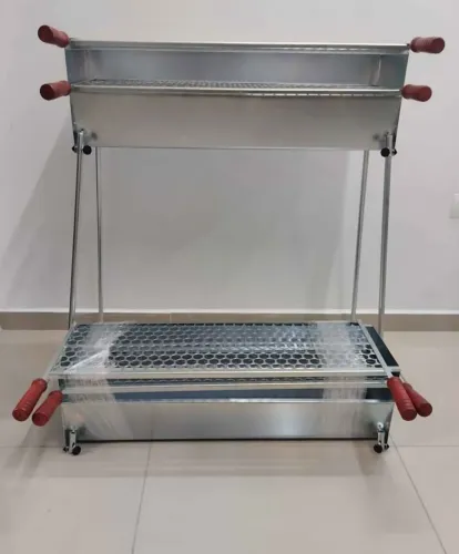 Churrasqueira para Espetinho Desmontável Dupla