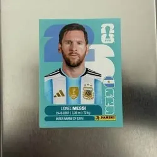 Figurinha Messi Original Panini
