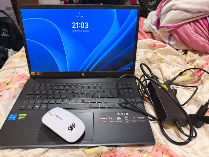 Notebook V15 Anv15-51-58az 13°geração 8gb Intel Core I5 Acer Preto