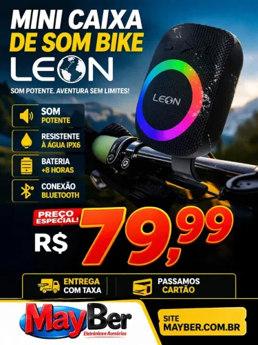 Caixa de som bike 